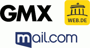 GMX, WEB.DE mail.com